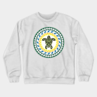 Tribal Turtle Tattoo Mandala Crewneck Sweatshirt